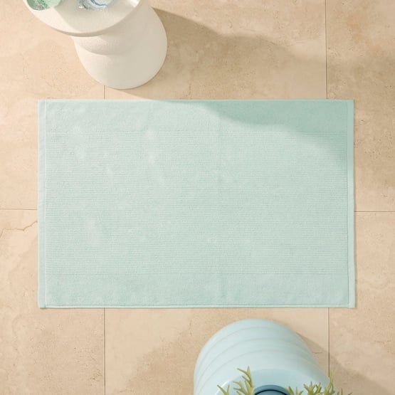 Flinders Aquamarine Bath Mat