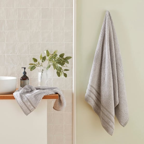 Flinders Grey Marle Towel Range