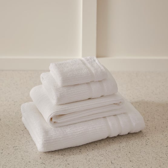 Flinders White Towel Range