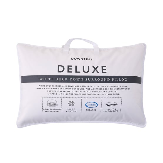 Deluxe White Duck Down - Standard Pillow