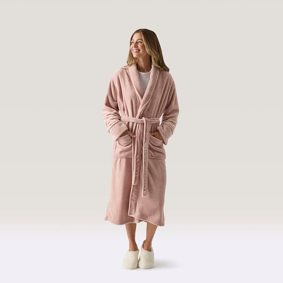 Ultra Soft Rose Bathrobe