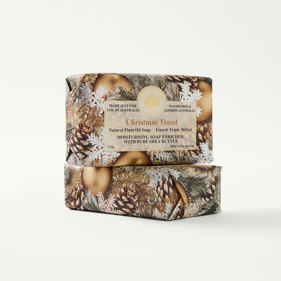 Wavertree & London Christmas Tinsel Soap Bar