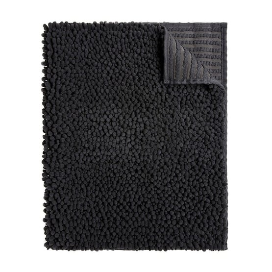 Microplush Coal Bobble Bath Mat