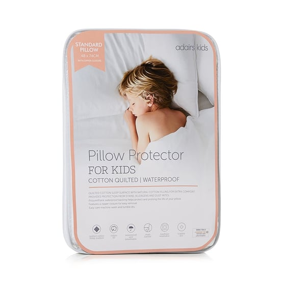 Kids Cotton Quilted Waterproof Pillow Protector