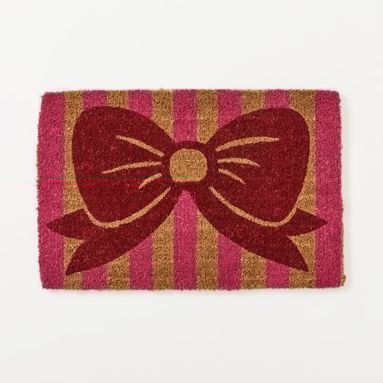 Coir Bow Stripe Doormat