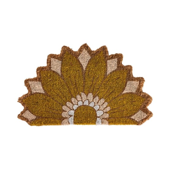 Coir Retro Flower Doormat