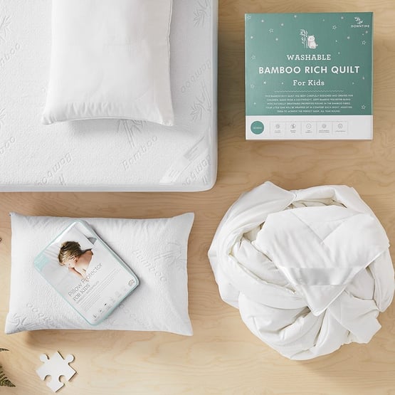 Kids Bamboo Waterproof Pillow Protector