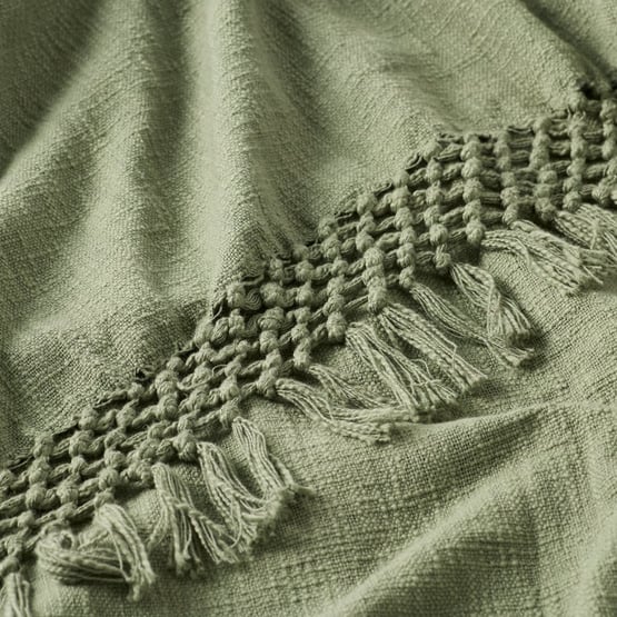 Macrame Forest Knot Throw