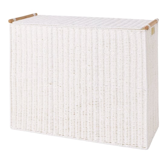 Kendrick White 3 Divided Laundry Basket