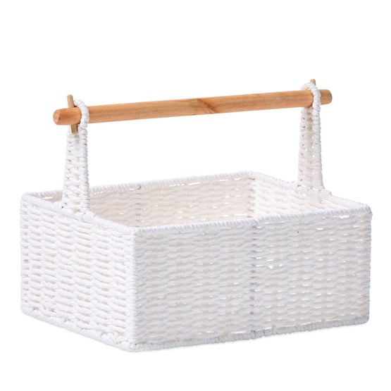 Kendrick White Shelf Storage Basket