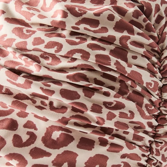 Printed Sorrento Leopard Shower Cap 