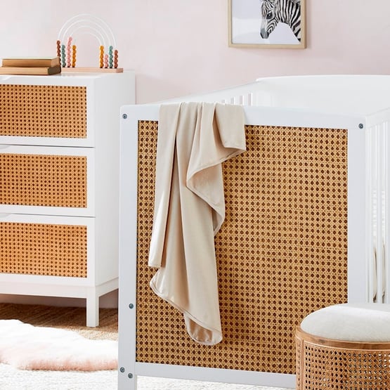 Natural Cotton Jersey Baby Swaddle