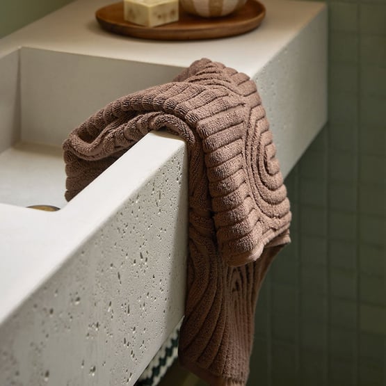 Archie Truffle Towel Range