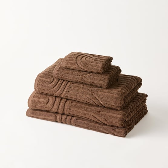 Archie Truffle Towel Range