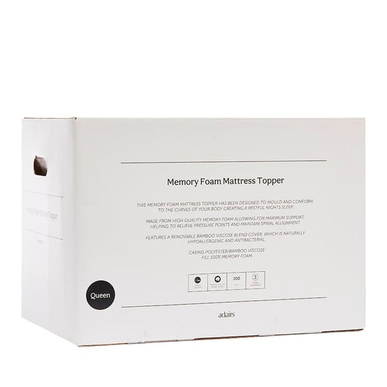 Memory Foam Mattress Topper