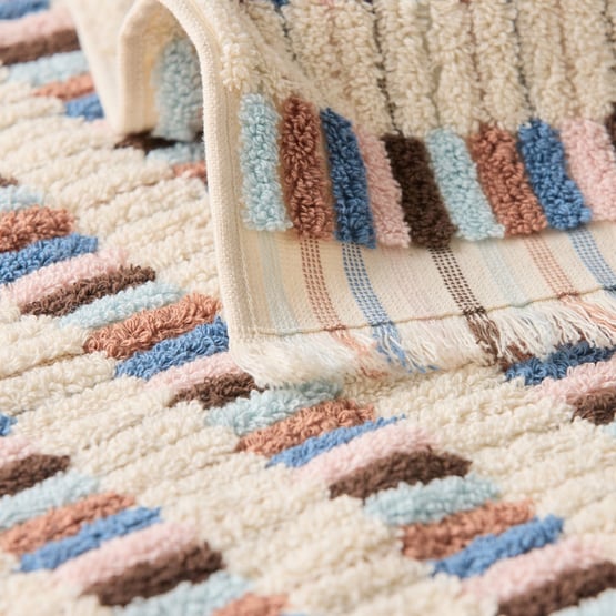 European Willow Chocolate Multi Turkish Cotton Towel Range