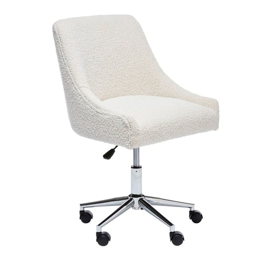 Neville Cream Boucle Desk Chair 