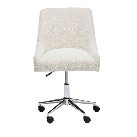 Neville Cream Boucle Desk Chair 