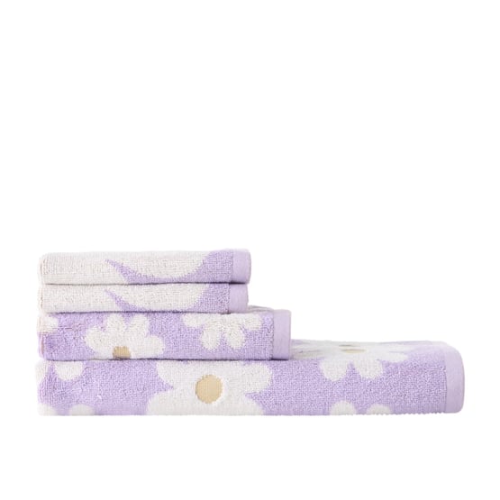 Daisy Floral Lilac Towel Range