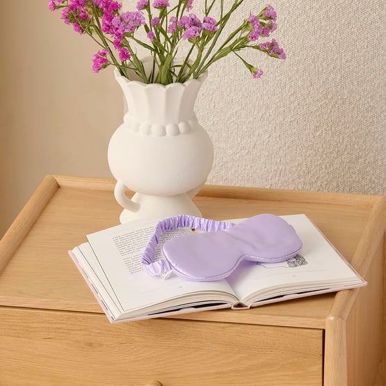 Pure Silk Lilac Eye Mask