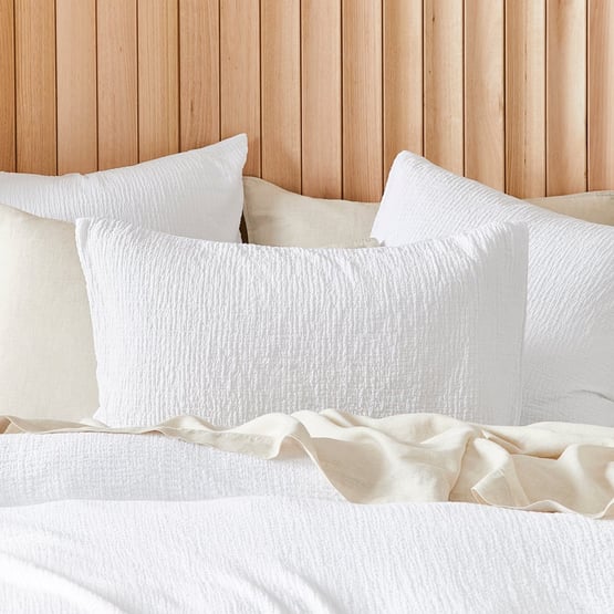 Aspen Snow Quilt Cover Set + Separates