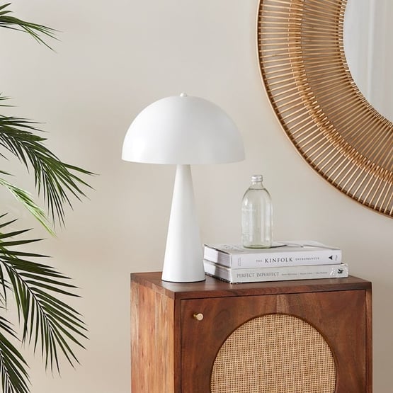 Porcini White Table Light