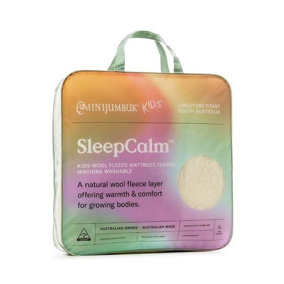 Sleep Calm Kids Wool Fleece Mattress Topper