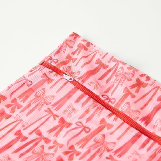 Laundry Pink & Red Summer Bows Wash Bag