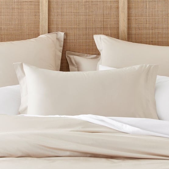 600TC Bamboo Cotton Natural Quilt Cover Separates