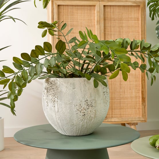 Odyssey Medium Rustic White Pot