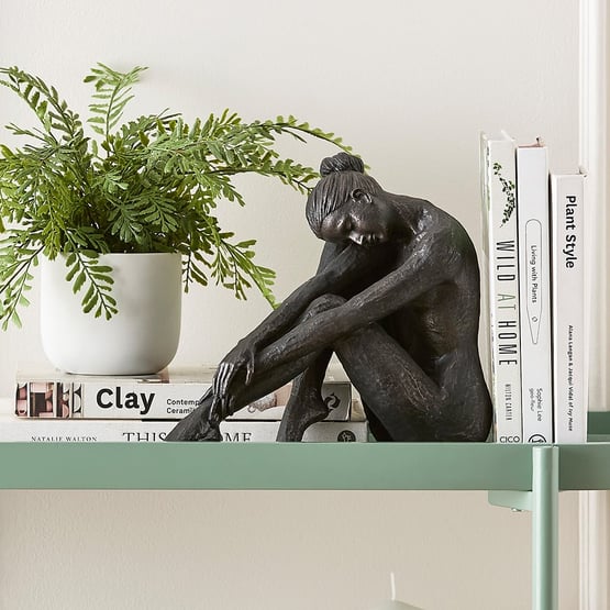 Pas De Deux Bronze Pointing Toes Statue