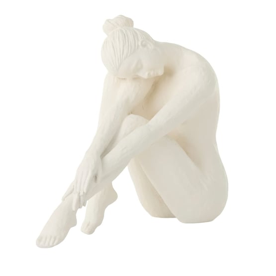 Pas De Deux White Pointing Toes Statue