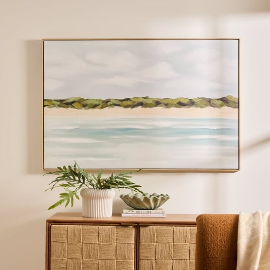 Ocean Seashore Landscape Canvas
