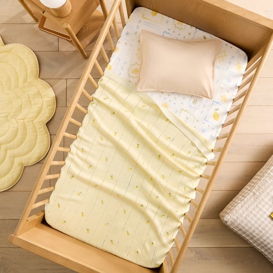 Novelty Amalfi Lemon Baby Blanket