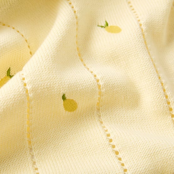 Novelty Amalfi Lemon Baby Blanket