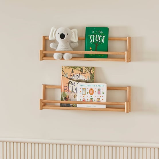 Noah Natural Book Shelf Pack of 2
