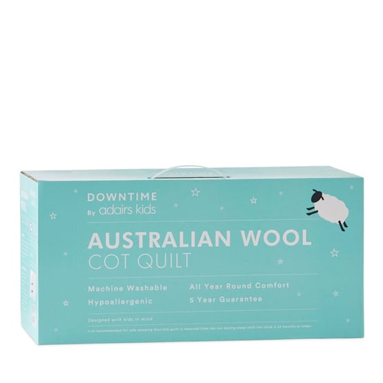 Downtime Australian Wool Cot Quilt 