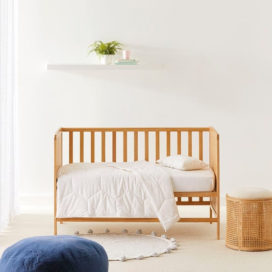 Kids Pure Cotton Cot Quilt