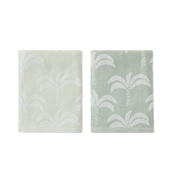 Mallorca Fern Green Tea Towel Pack of 2