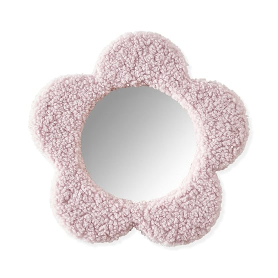 Daisy Lilac Boucle Mirror