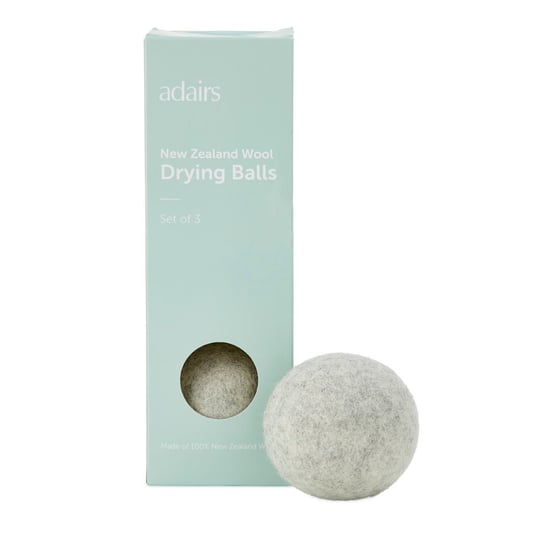 Wool  Light Grey Marle Drying Balls Set of 3