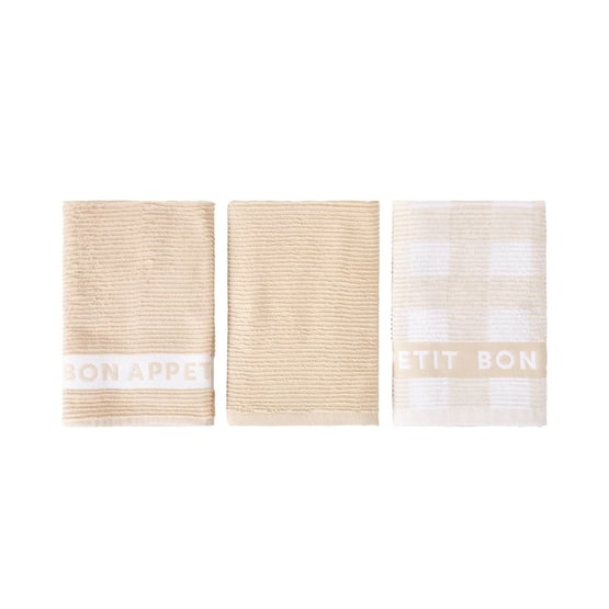 Australian Cotton Natural Tea Towels Pack of 3