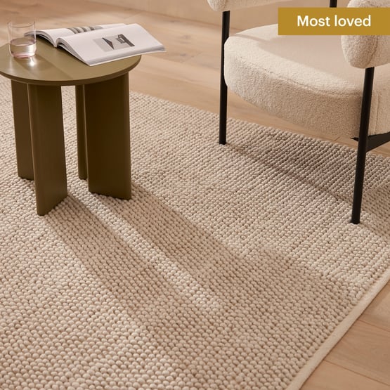 Bonnie Stone Marle Bobble Rug