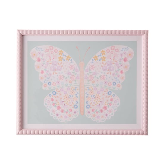 Floral Butterfly Wall Art