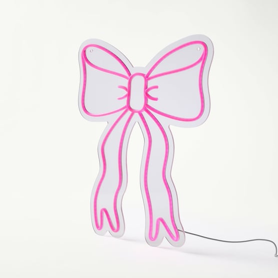 Pretty Bow Neon Light