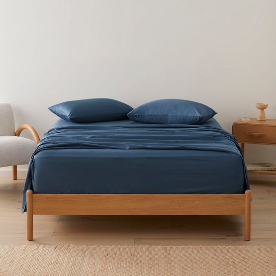 600TC Bamboo Cotton Blue Slate Sheet Set