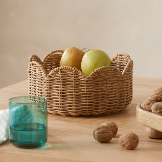 Clementine Natural Wave Edge Bowl