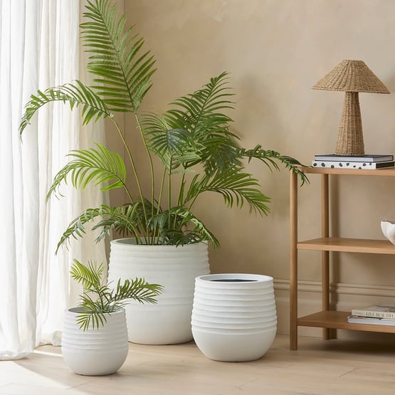 Marion Matte White Pot