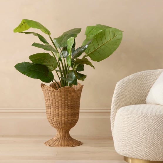 Marigold Natural Large Urn Basket