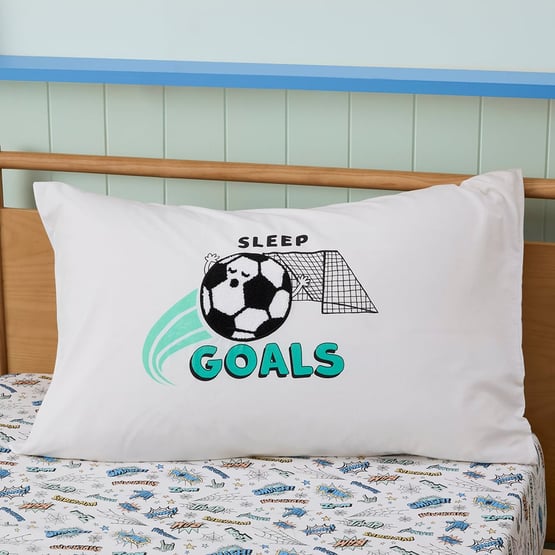 Sleep Goals Kids Text Pillowcase